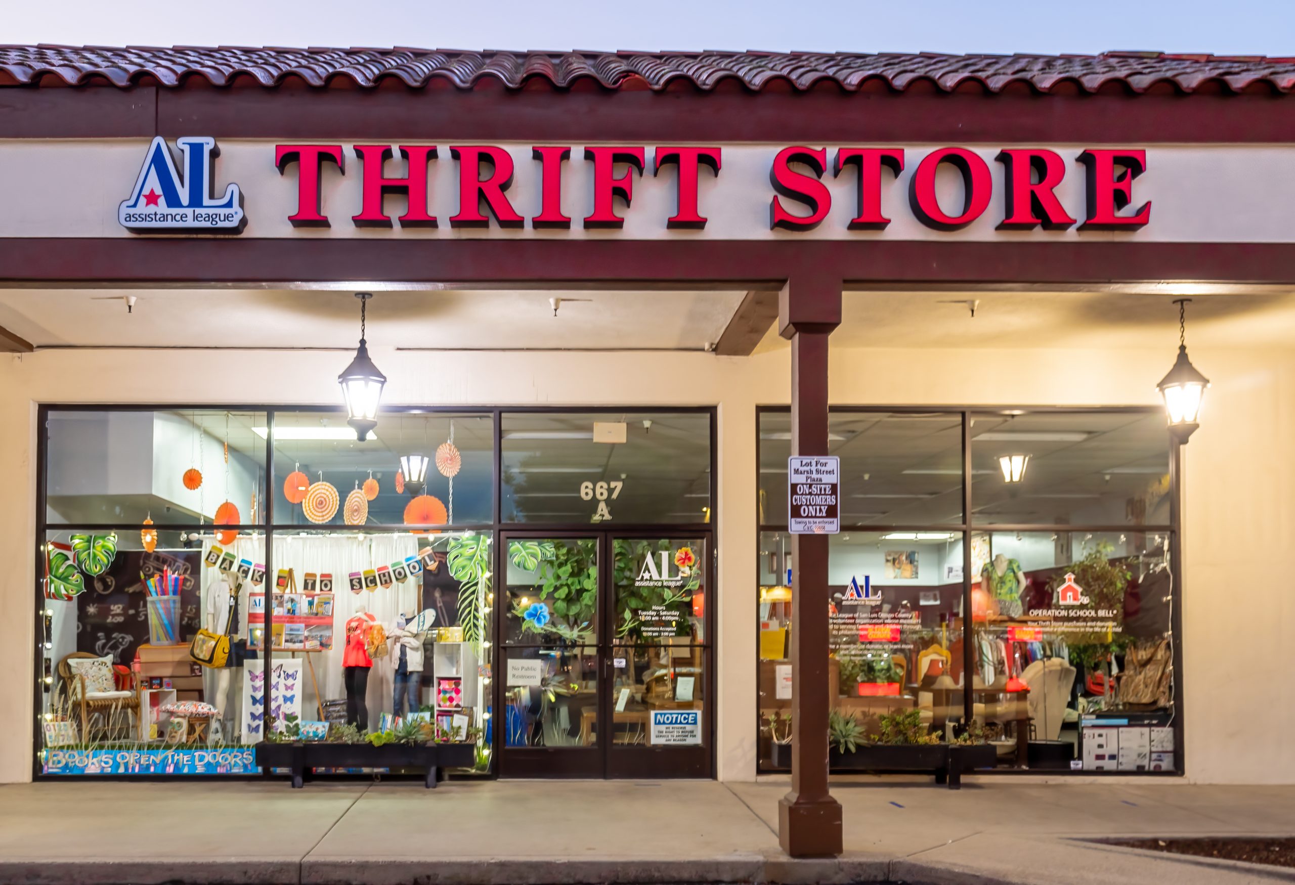 Thrift Shop  Assistance League – San Luis Obispo County