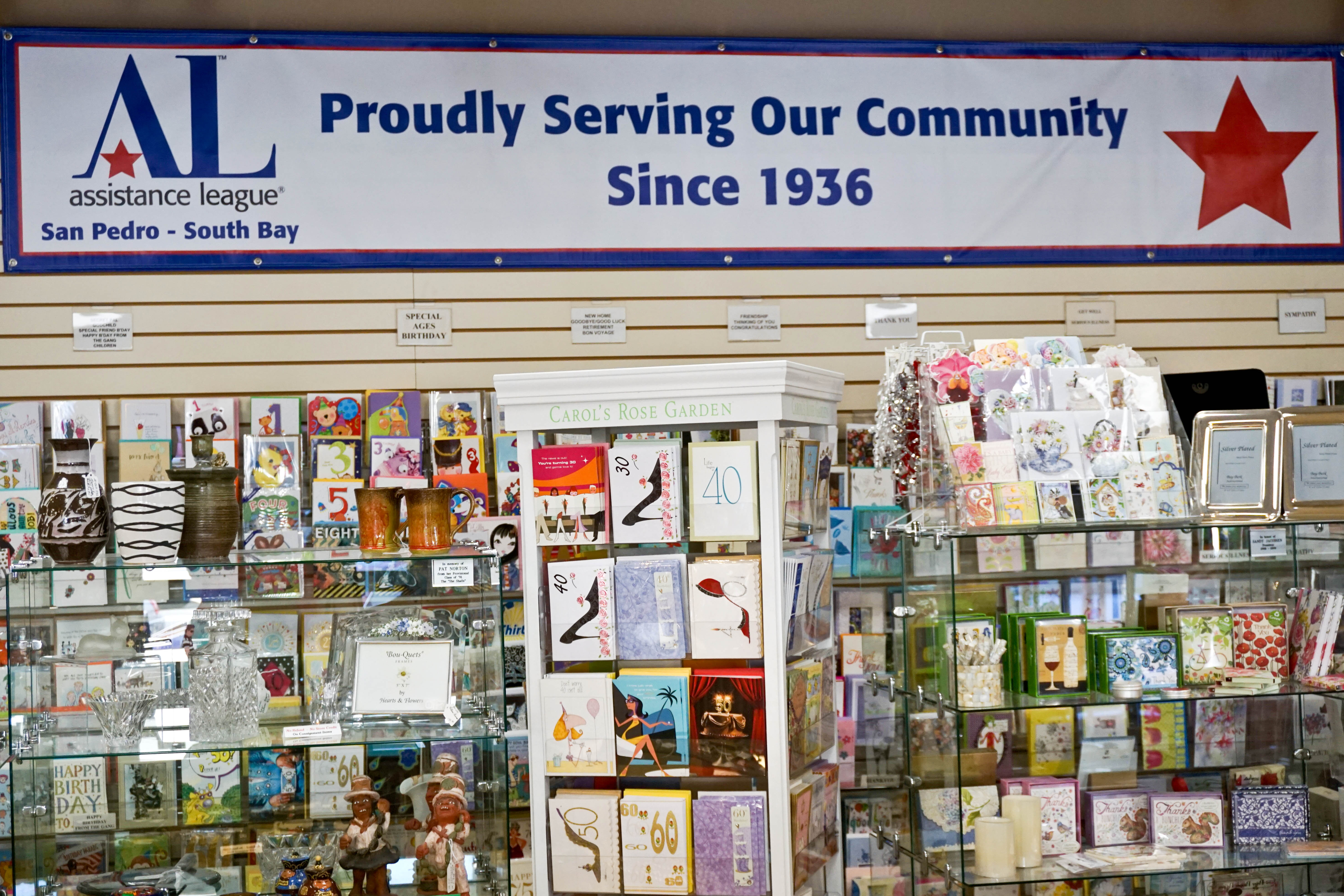 Consignment Shop Assistance League San Pedro South Bay