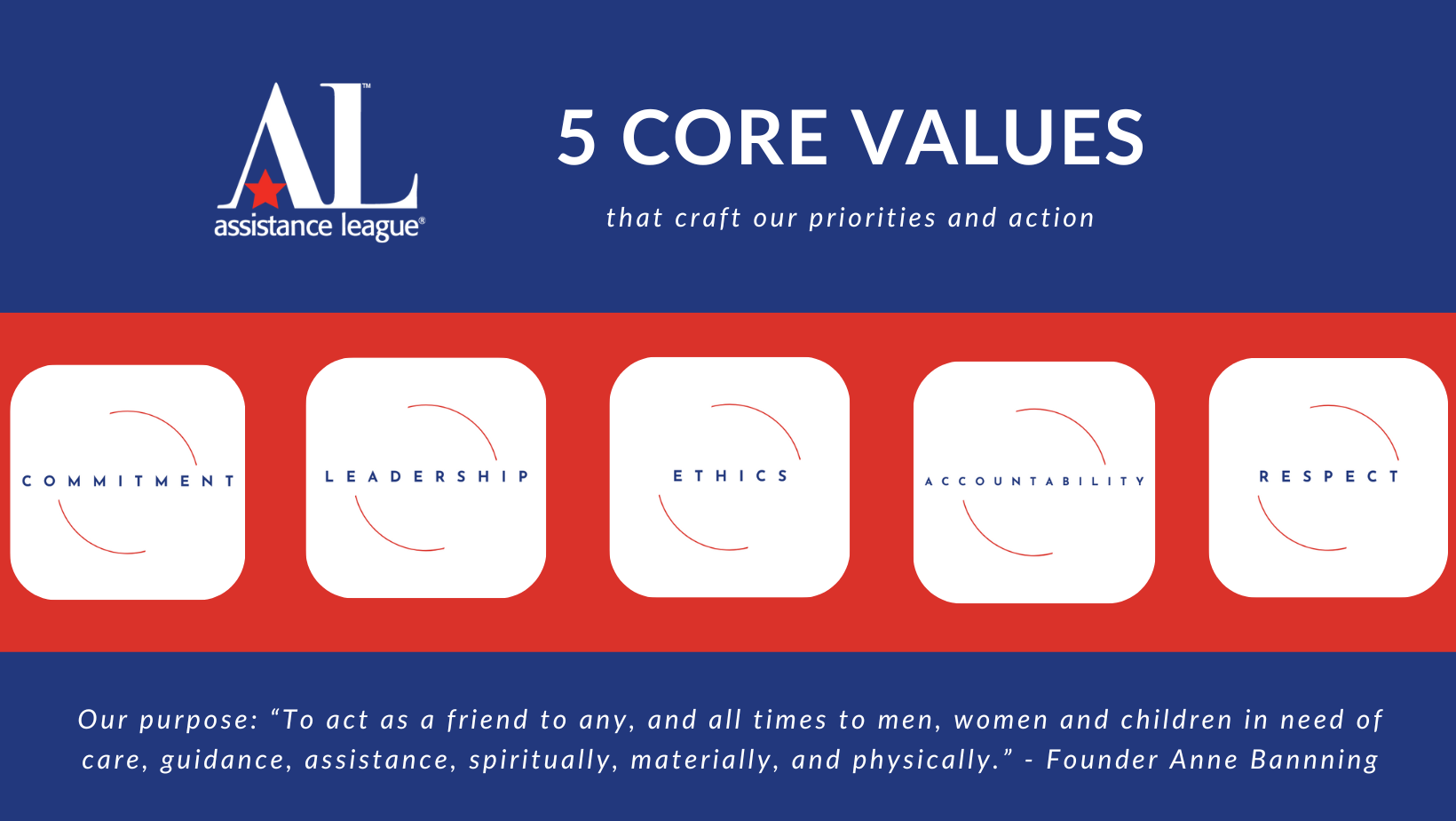 Assistance League Core values