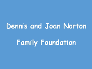 Dennis and Joan Norton Family Foundation