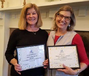 JANE CARTWRIGHT AND JULIE SEPPA RECEIVE ALCP AWARDS AT SPRING LUNCHEON