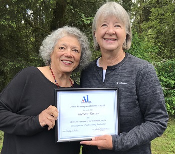 THERESA TURNER AWARDED THE ANNE BANNING AWARD