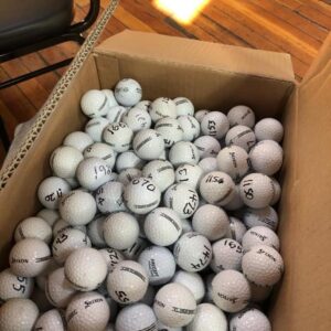Golf Balls in box Golf Balls in box