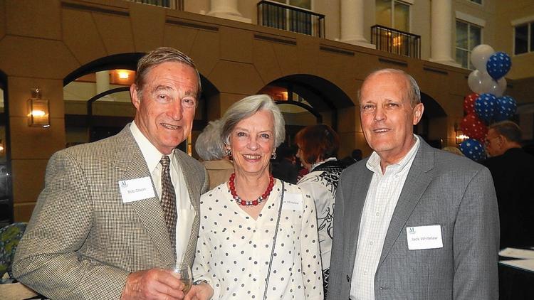 From left, Bob Olson, and Sue and Jack Whitelaw, all of Annapolis at the Assistance League of the Chesapeake's annual fundraiser, Let's Make Magic.