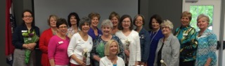 L to R Back Row: Ann Whittaker, Strategic Planning Chairman; Margie Thomas, President-Elect; Suzanne Locke, Recording Secretary; Penny Merrill, Second V.P. Philanthropic; Shelley Knight, Property Management; Karen Mollohan, Public Relations Chairman; Sherry Sweat, Education Chairman; Judy Farrell, Finance Chairman; Libby Blair, ReSALE SHOP Chairman. L to R Middle Row: Janet Geary, First V.P. Membership; Barb Condra, Treasurer; Karen Moreno, Assisteens® Coordinator; Terry Besser, Third V.P. Resource Development; Peggy Carruthers, Auxiliary Representative to Chapter Seated: Cindy McGinnis, President 2016-2017