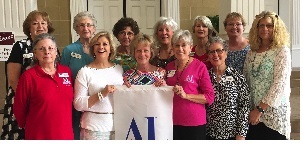 2016-2017 Board of Directors (Pictured left to right) Back Row: Judy Love, Ann Laird, Cheryl Hochberger, Gale Drummond, Karen Walker, Kim Rigby Front Row: Candace Burdett, Phyllis Weisbrook, Karmen Miller, Janet Sheahan, Mary Beth Cottrell, Janita Love