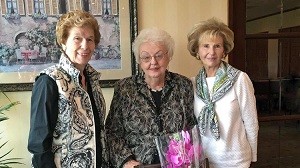 Three women named as outstanding 20-year members of Assistance League of Glendale are, from left, Anne Wilson, Lina Harper and Lorraine Meylan.