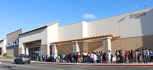 Hundreds of students and their families lined up outside Kohl’s Temecula for the annual Operation School Bell dressing event. The Assistance League of Temecula Valley has been clothing hundreds of students for the past 27 years. Kevin Ohler photo