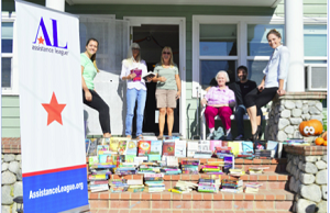 Assistance League members donate to CSP Youth Shelter, a county program for at-risk youth. From left, Amber Amundson, San Dee Frei, Lori Cincotta, Diane Finelli, Dave Cabrera and Melissa Whitworth.