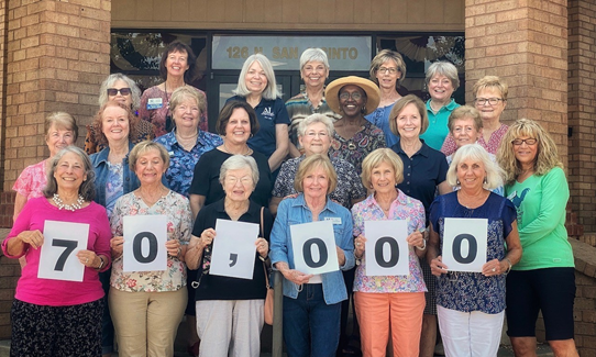 group holding number "70,000"